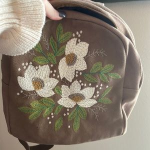 Cute little backpack. Purchased at Earthbound.